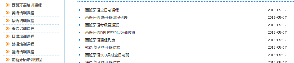 重庆小语种课程内容 重庆小语种课程内容